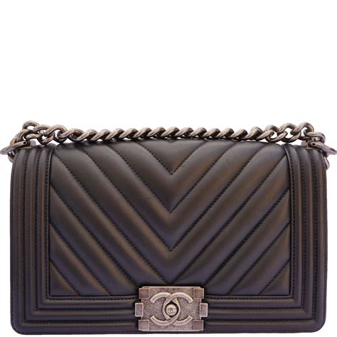 chanel boy medium chevron price|Chanel boy different sizes.